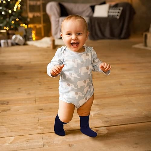 Miniatura 7 de Calcetines para niños, 24 pares de calcetines deportivos acogedores para niños y niñas (1-13 años)