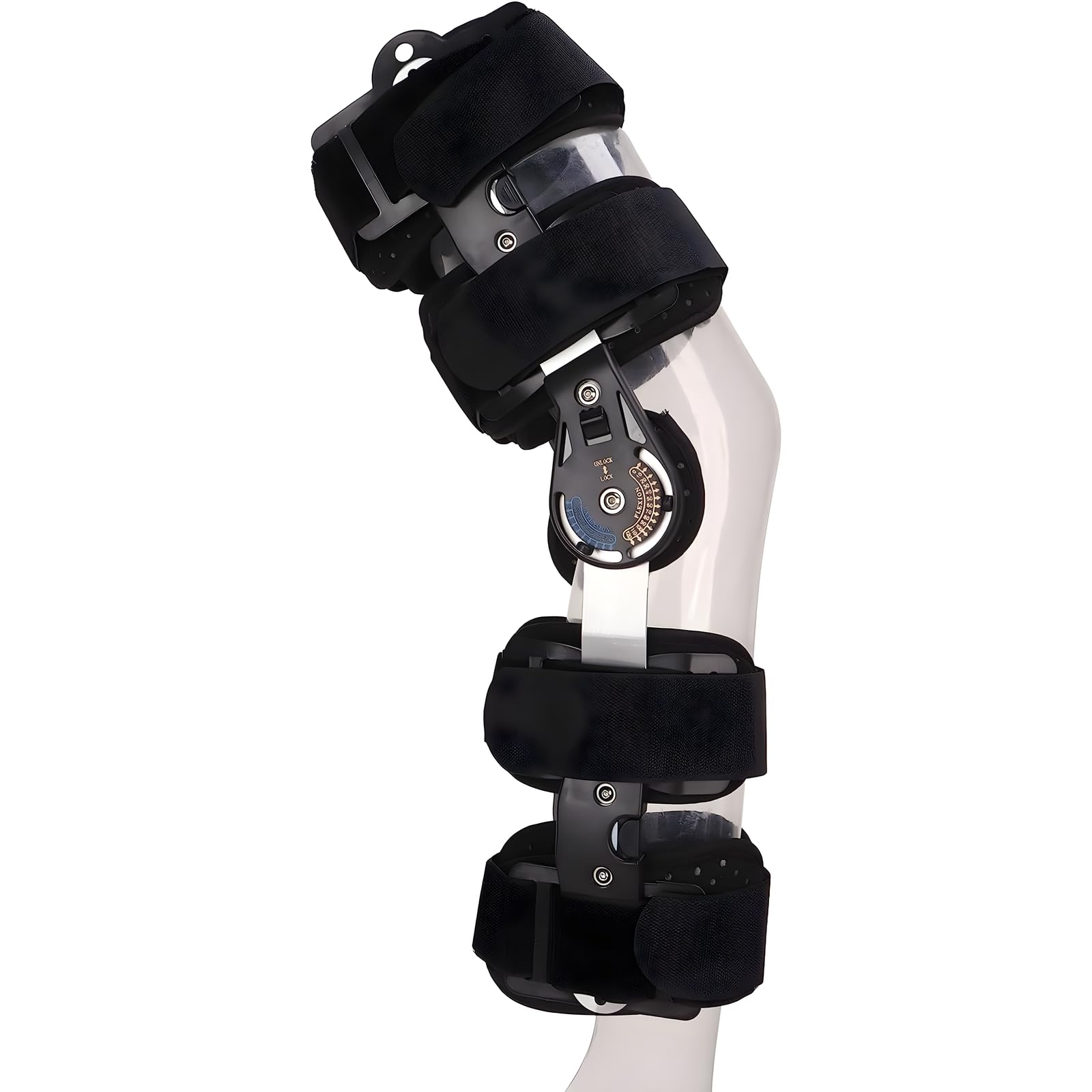 PEIKVOUL Post Surgery Knee Brace,Hinged Knee Brace Immobilizer Orthosis Stabilizer for ACL MCL PCL Injury, Medical Orthopedic Support Stabilizer After Surgery