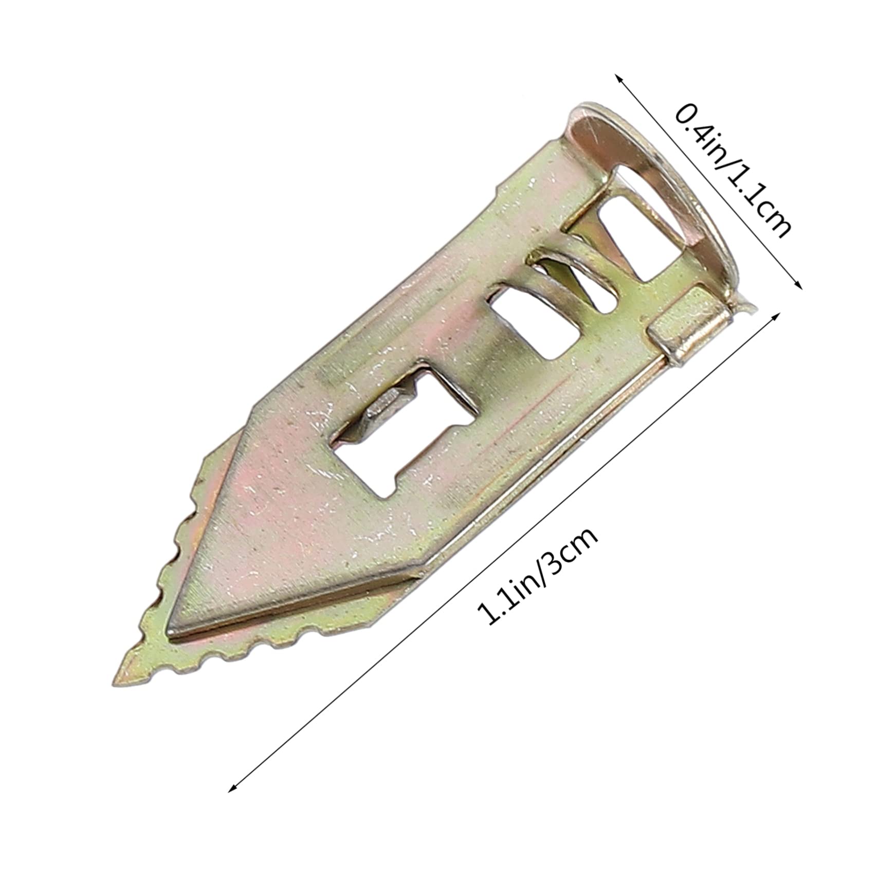 BUGUUYO Metal Drywall Anchor Replacement 20pc Set Self-Drilling Drywall Screws High Grip Expansion Screws for Ceiling Fixing