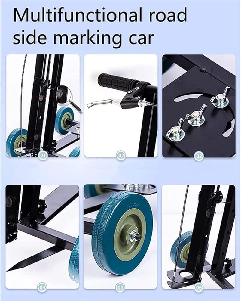 Hand-Push Linienmarkierungsmaschine mit Sprühfarbe-Funktion für Straßen-, Gras- und Fabrikmarkierung