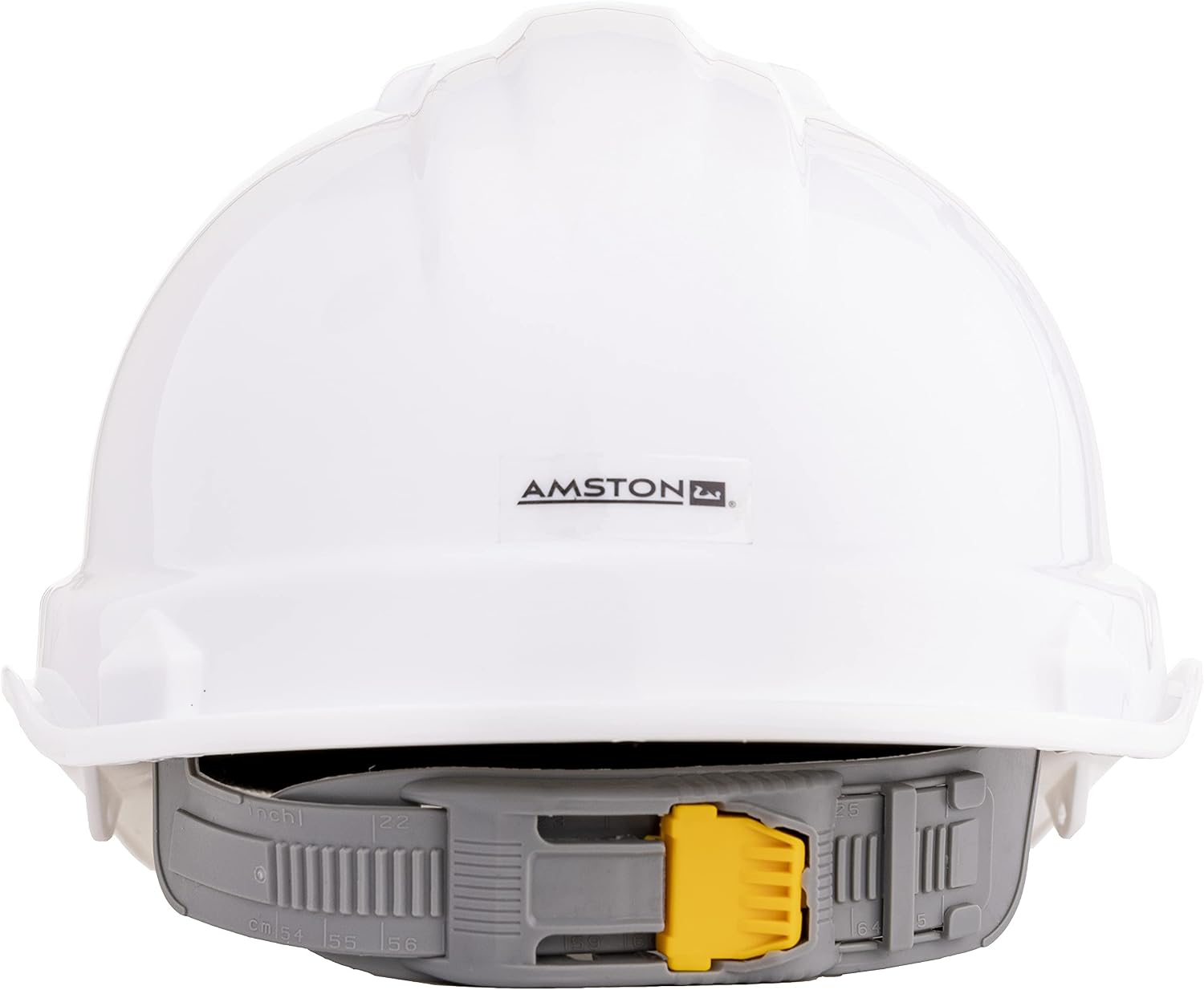 AMSTON Safety Hard Hat, Head Protection, “Keep Cool” Vented Helmet, Fully Adjustable, Low Profile, Cap Style, Type 1 Class C, Construction, ANSI Z89.1, White