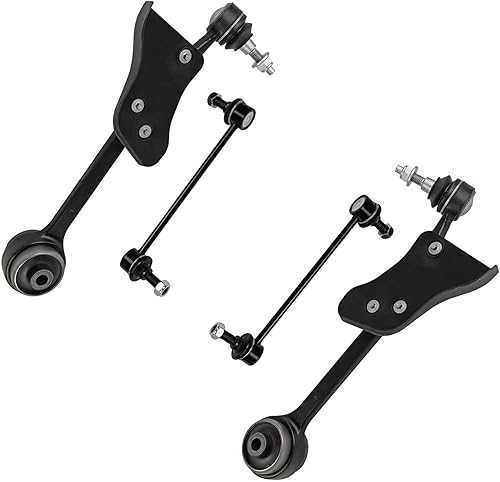 Miniatura 52 de Detroit Axle - Kit de brazos de control frontal RWD para Chrysler 300 Dodge Challenger Charger Magnum, 2 brazos de control superiores 2 rótulas