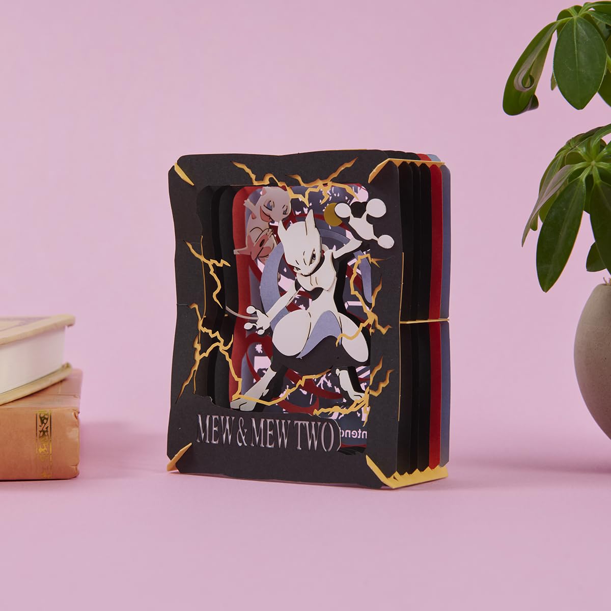 Amazon.com: ensky - Pokémon - Mew & Mewtwo, Paper Theater : Toys