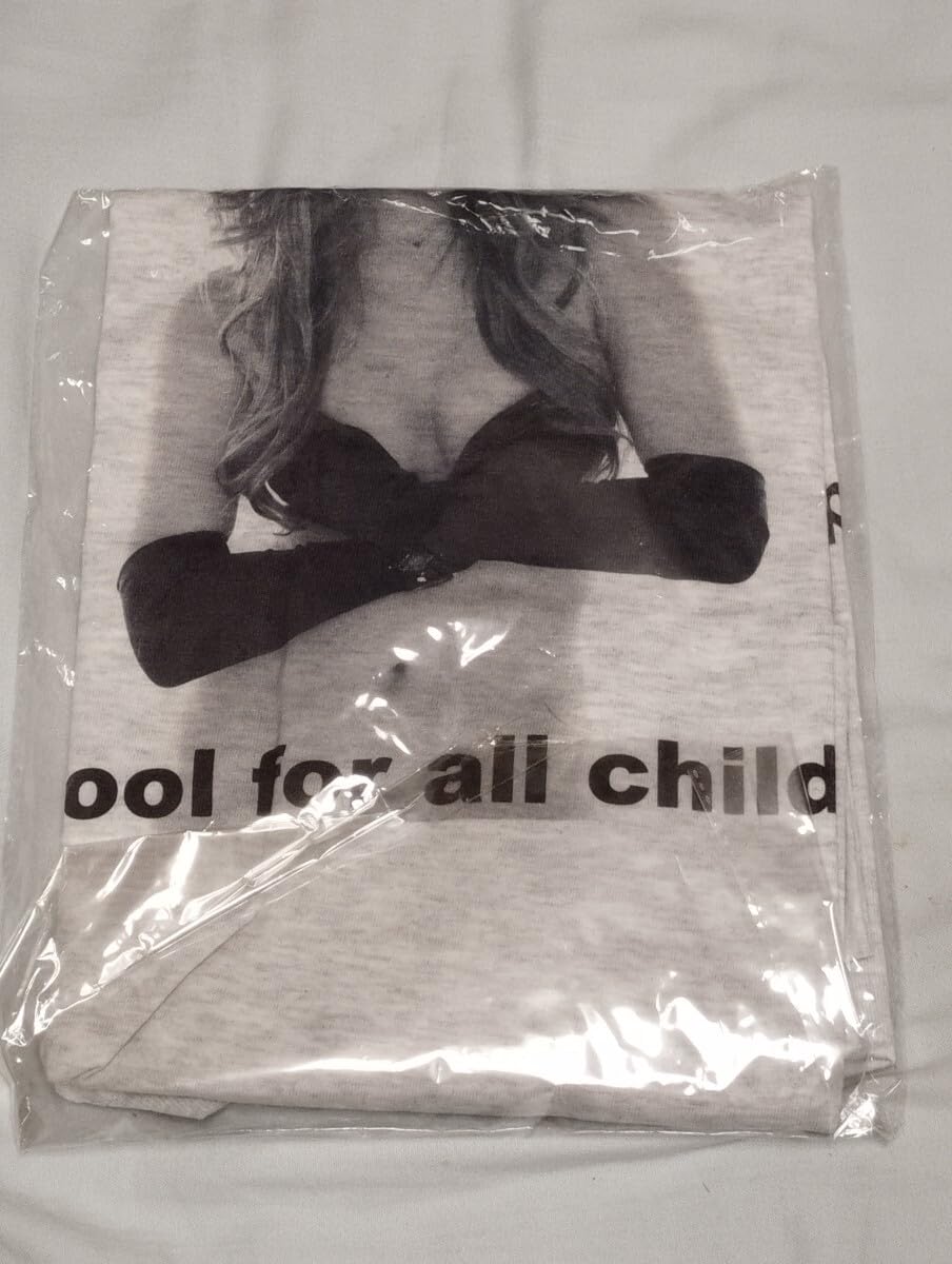 Amazon.co.jp: 若槻千夏チャリティーセミヌードTシャツ グレー生写真付