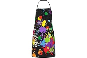 Mexican Floral Painting Aprons, A Waterproof and Adjustable Culinary Accessory