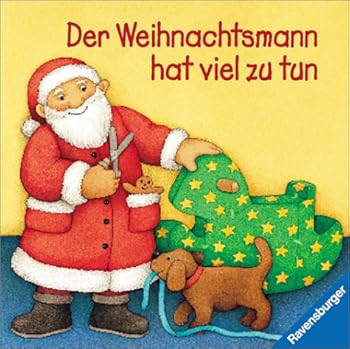 Board book Der Weihnachtsmann hat viel zu tun [German] Book