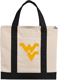 Broad Bay WVU Tote Bag or OFFICIAL Canvas West Virginia University Totes