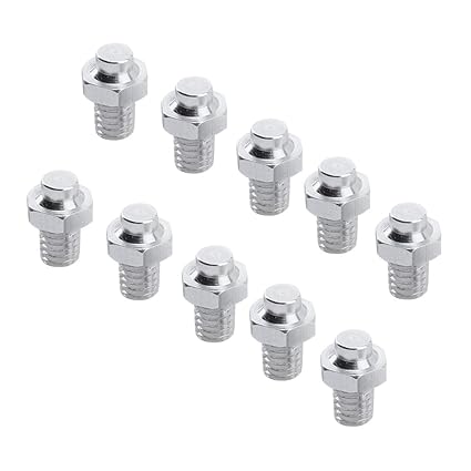 OFKLADE 10pcs Bike Pedal Screws Mountain Bike Pedal Fixed Studs Anti-Slip Silver