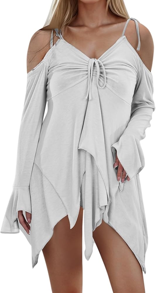 Sexy Dresses for Women Long Holiday Dresses Canada Day Dress Sleeve Dress  Midi Camo Dress for Women Crew Neck Mini Dress Robes D'Été Pour Femme  Taille Plus Sun Dresses White Maxi Gown