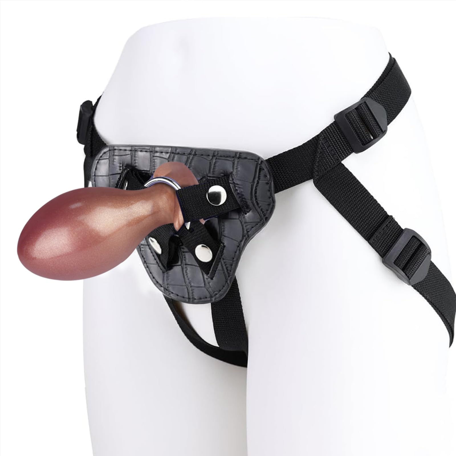 AMAZBEE Plug anal de silicona Monster Egg Expansor anal en forma de T Entrenador de próstata con forma de huevo de dragón Juguete sexual para hombres y mujeres (L)