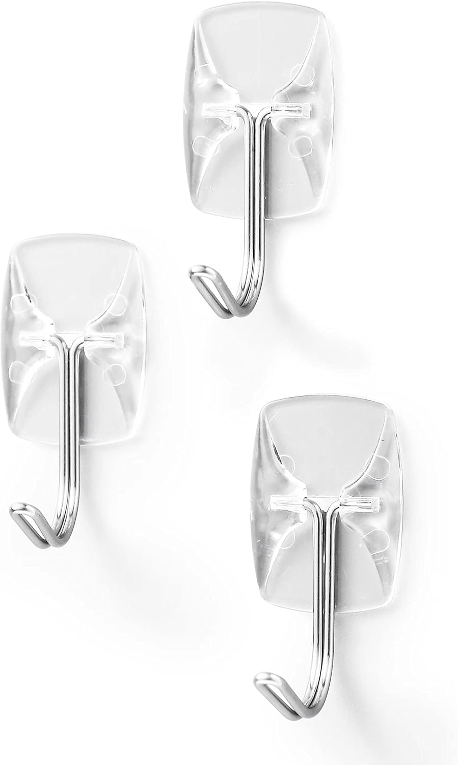 JELLYSUB 15Hooks, 30Strips, Clear Small Wire Toggle Hooks