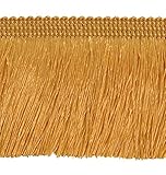 Der Preis gilt für 2 Meter 2 Meter Fransen 6cm breit Farbe honiggelb Tanzfransen Borte Fransenborte Spitzenborte Posamentenborte Dekoborte Bordüre Schnittfransen Spitze von Mosel Avenue Art & Gobelin Studio (DE)
