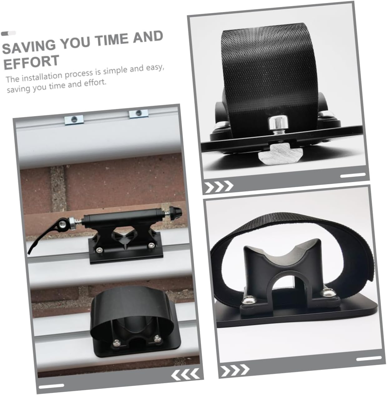 BESPORTBLE 1 Set Bicycle Rear Wheel Mount Durable and Easy to Install Car Luggage Rack Holder for Bikes Compact Design for Quick Setup and Space Saving Storage of Bicycle Stabilizing Clamps