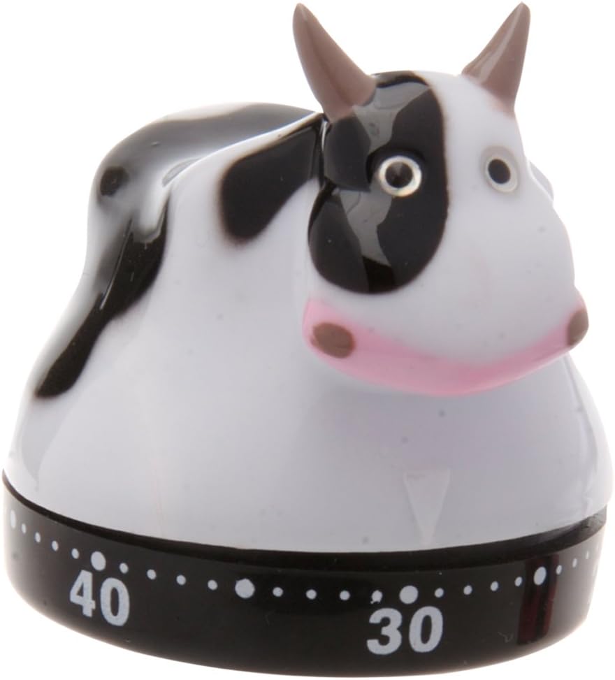 Splash Cow Design Kitchen Timer, Multi-Colour