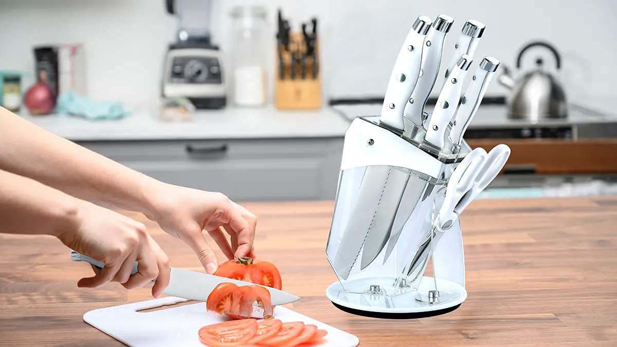 Best Kitchen Knife Set India 2022 Kitchen Knife Set With Stand HomzNeed
