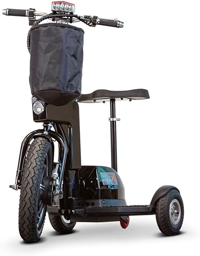 Patinetes Deluxe Breeze totalmente montados, largo alcance, scooter de movilidad para adultos, color negro