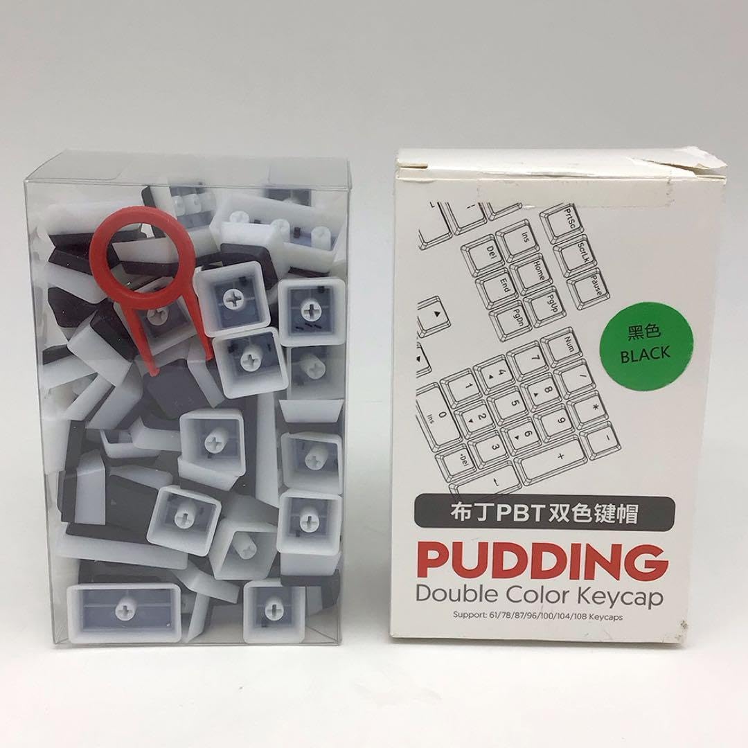 PUDDING ダブルカラーキーキャップ ホワイト Ducky(ダッキー) プリン キーキャップセット ホワイト Cherry社