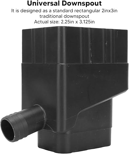 Miniatura 3 de Naroote Sistema de recolección de agua de lluvia manguera de 40 pulgadas sistema desviador de agua reutilizable profesional para riego de césped