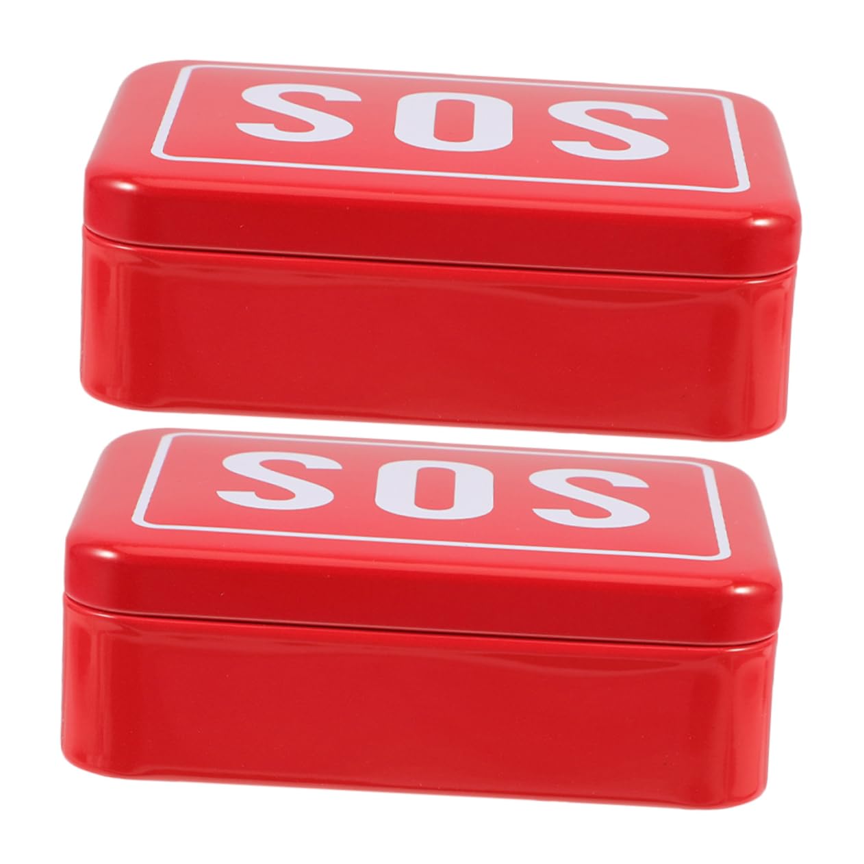 BESPORTBLE 2pcs Outdoor Survival Storage Box for Camping Hiking and Travel Durable First Aid Organizer for Emergency Supplies
