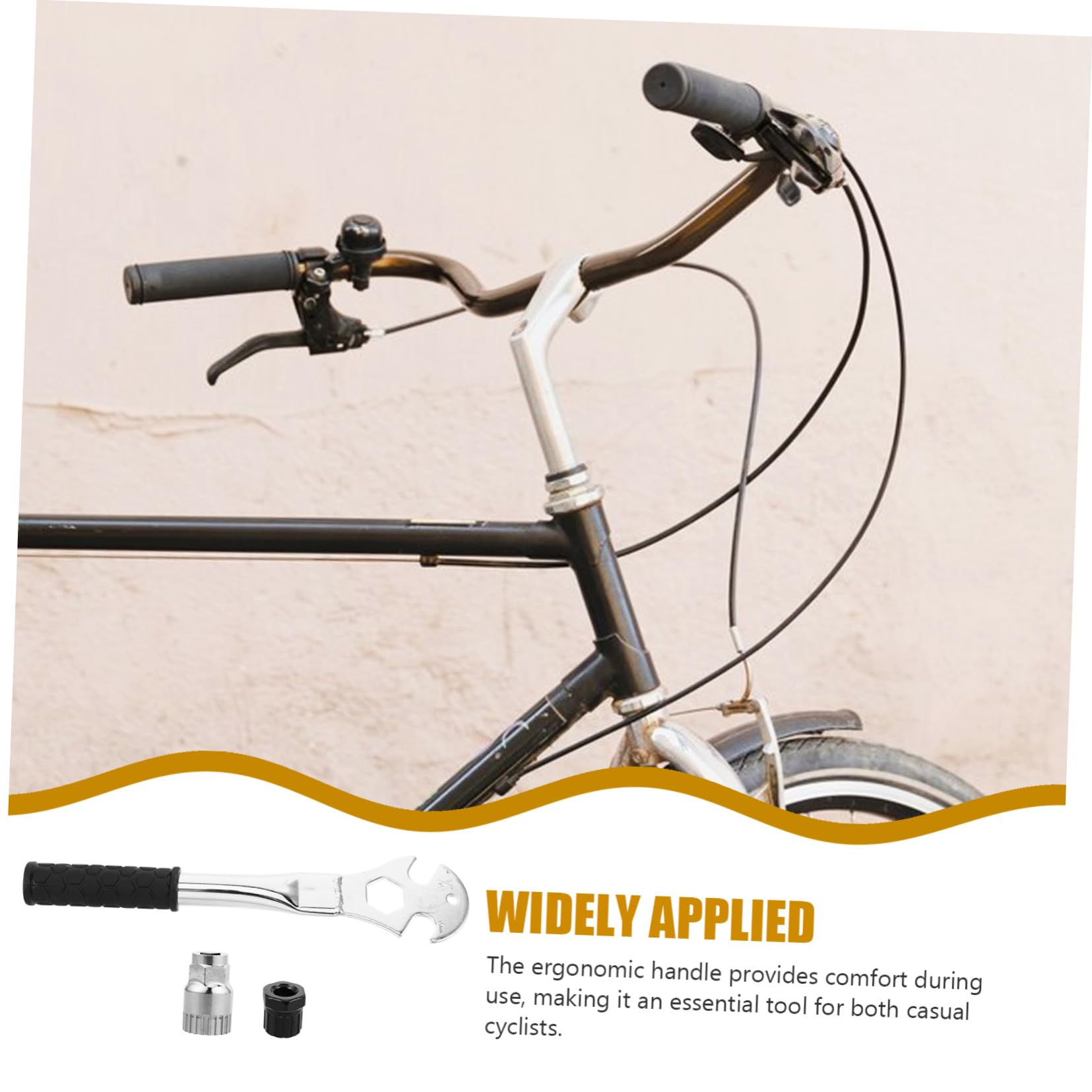 WOONEKY Utensili Bici Multifunzione con Chiave Rimozione Smontaggio e Riparazione Ruote e Portatile per Manutenzione