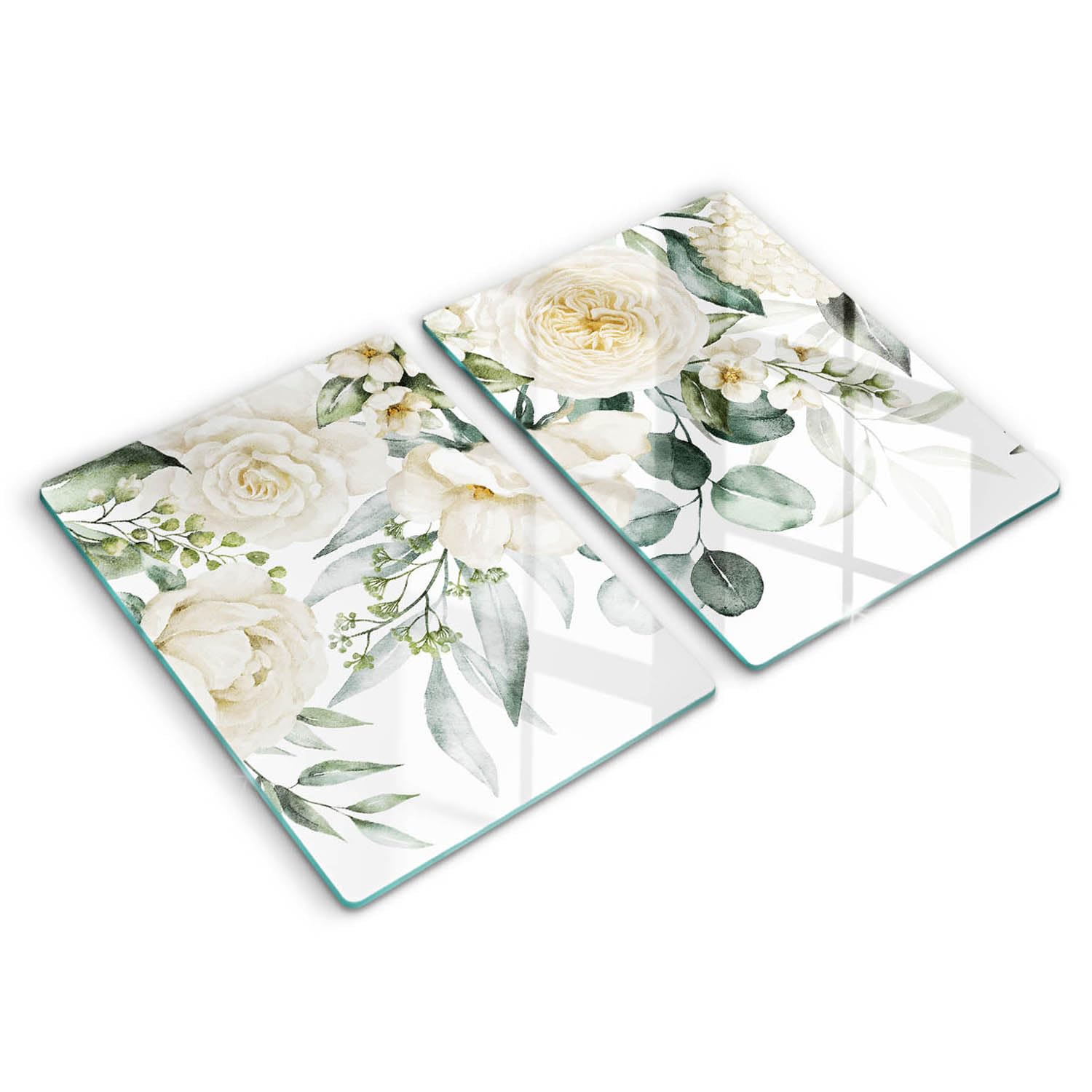 Planche multifonctionnelle Wallfluent haute résistance aux décors de fleurs aquarelles