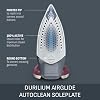 Tefal Ultraglide Steam Iron, 2800W, 210 g/min Steam Boost, 50 g/min Continuous Steam, 250ml Water Tank, Durilium Non Stick Soleplate, Auto Off Anti Drip Anti Scale, FV5872