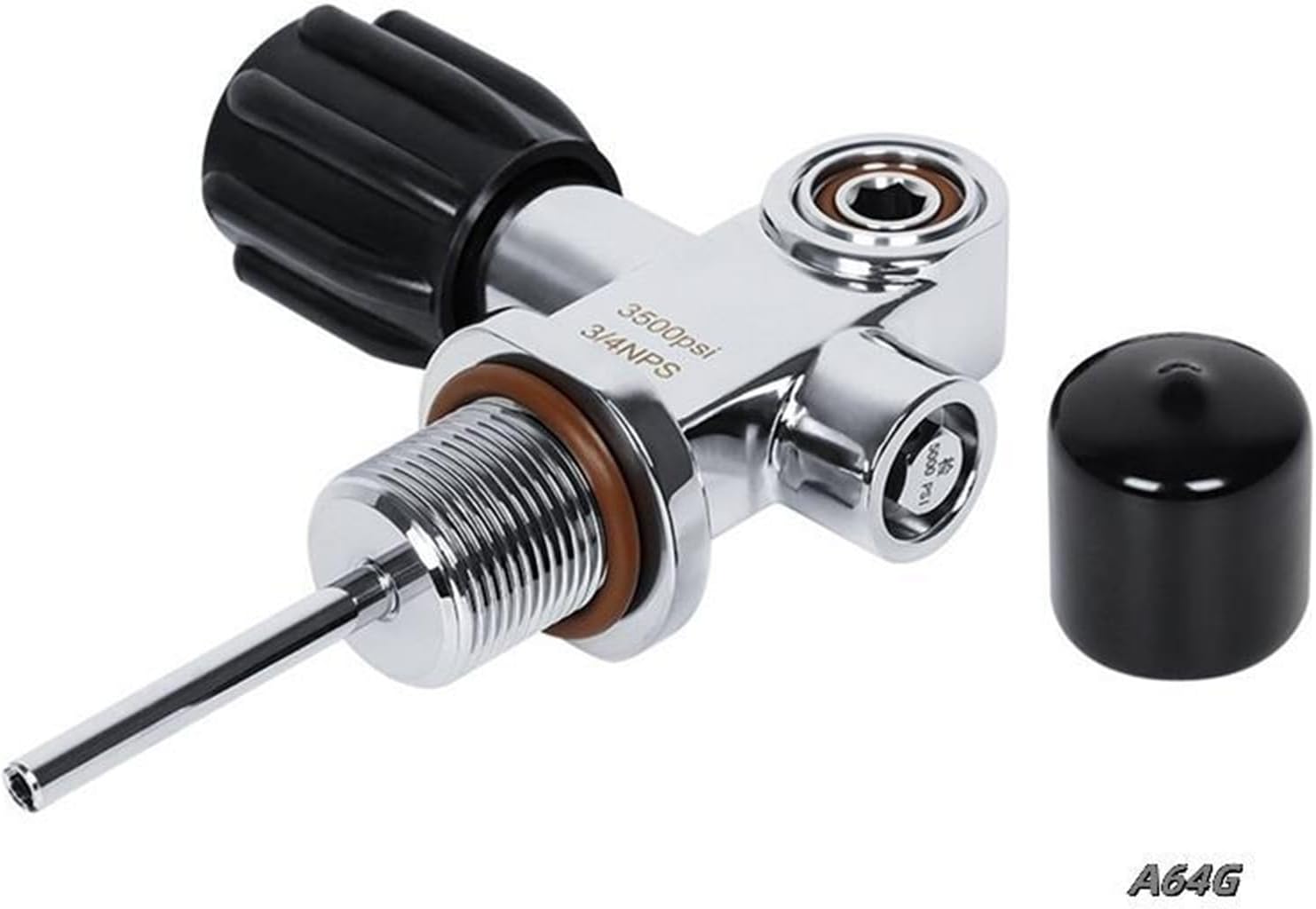 5000Psi 3/4-14NPS G3/4 High Pressure Scuba Diving Tank Valve Cylinder Reducing