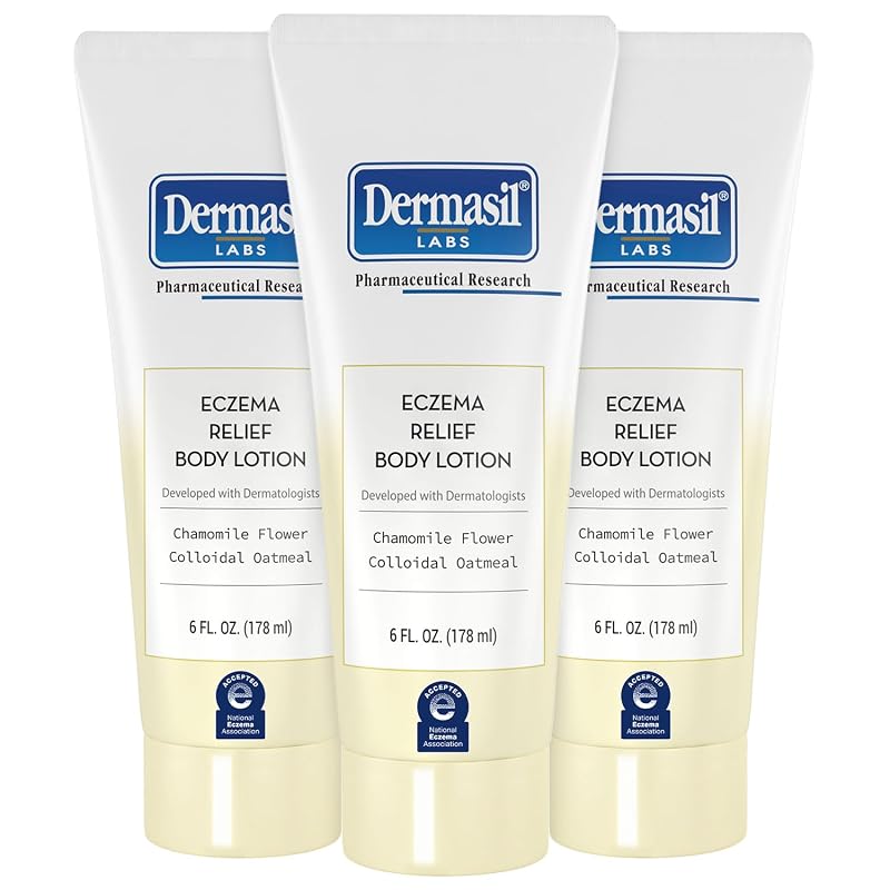 Loção corporal Dermasil com aveia coloidal e camomila, Pacote com 3 de 177 mL