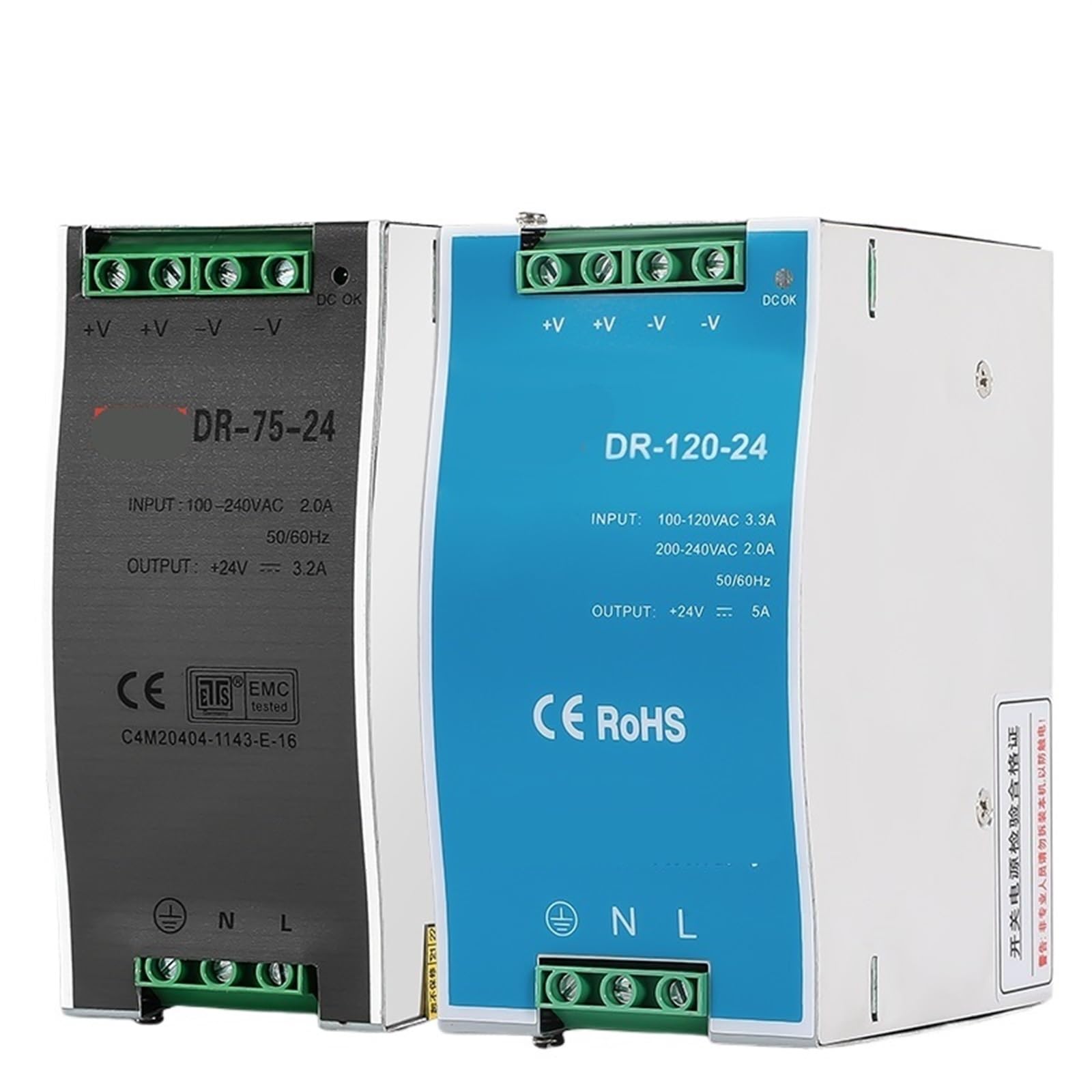 Alimentation à découpage DR-75-12 sortie unique 12V 75W compacte AC-DC - 6