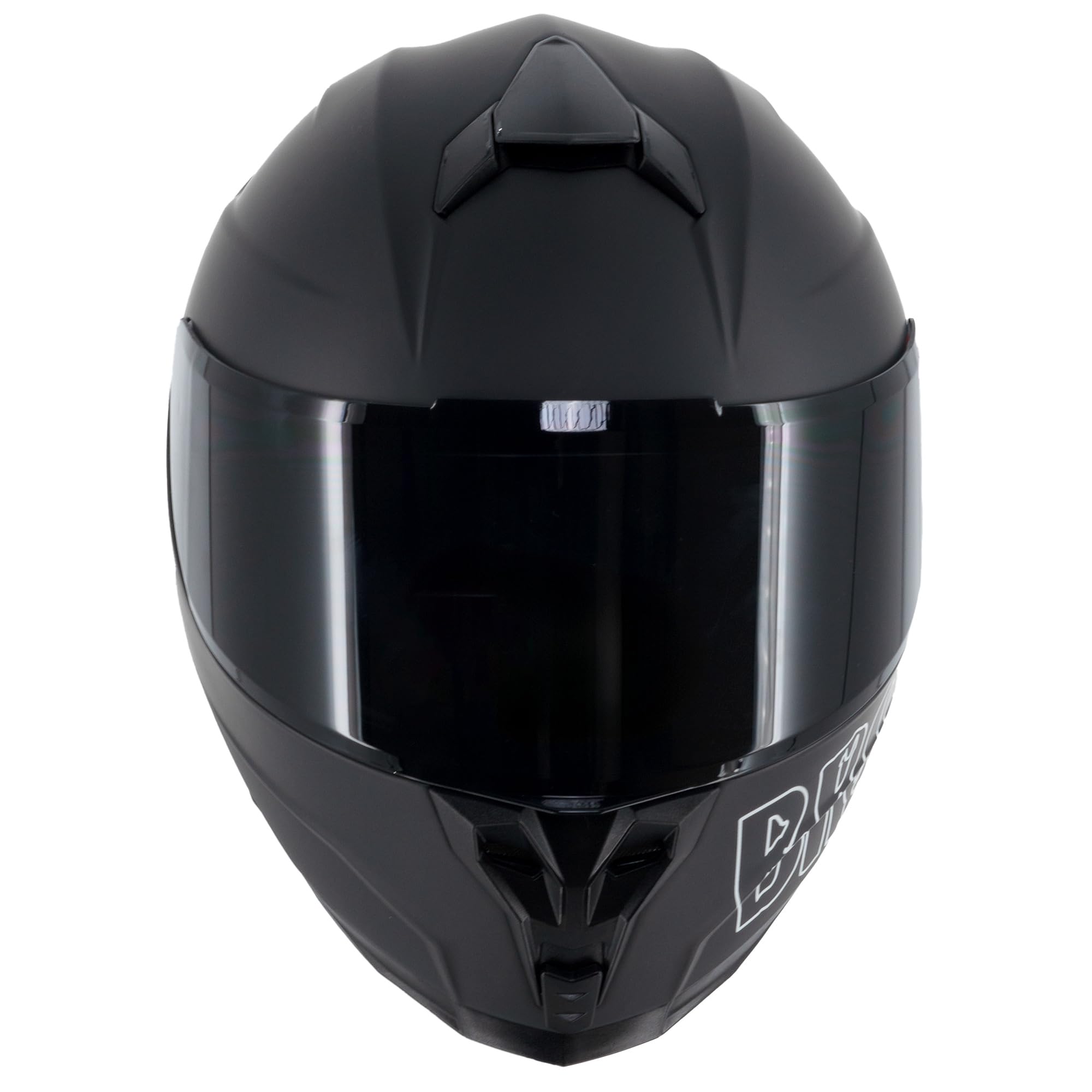 Broken Head Integralhelm BeProud Sport - Leichter Motorradhelm mit 2 Visieren (Klar + Schwarz), Verstellbare Belüftung - ECE 22-06