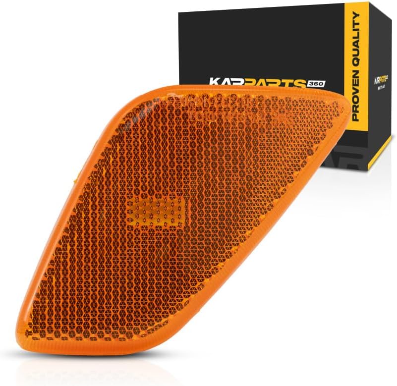 CarLights360 For Jeep Wrangler Side Marker Light Assembly Passenger Side 1997-2006 Replacement For CH2551120