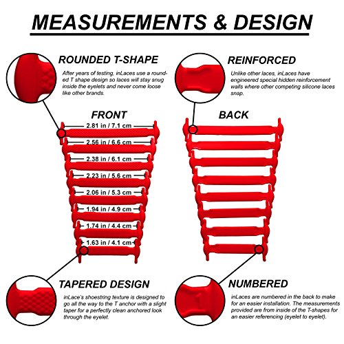 No Tie Shoelaces For Adults And Kids (Red) #TOP5