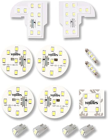 Amazon Yours ユアーズ ホンダ エリシオン エリシオンプレステージ Rr1 Rr2 Rr3 Rr4 Rr5 Rr6 専用 Ledルームランプセット 減光調整付き 専用工具付 1年保証 Elyision Prestige ルームランプ 車 バイク