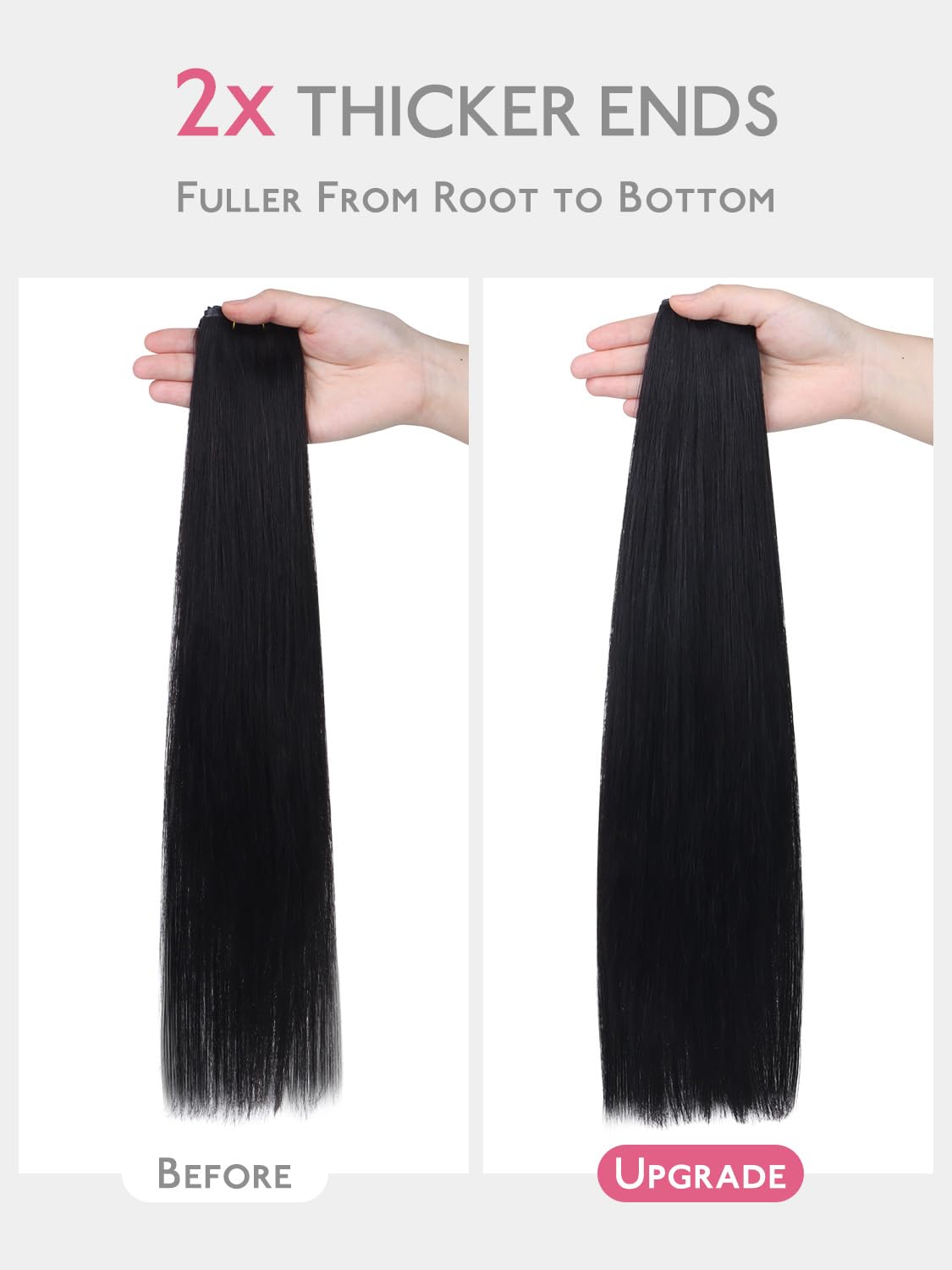 WENNALIFE Butterfly Weft Hair Extensions Human Hair 16 Inch 100g Dirty Blonde Highlighted Bleach Blonde，Sew in Hair Extensions Real Human Hair Invisible Reusable Straight Extensions De Cabello Humano