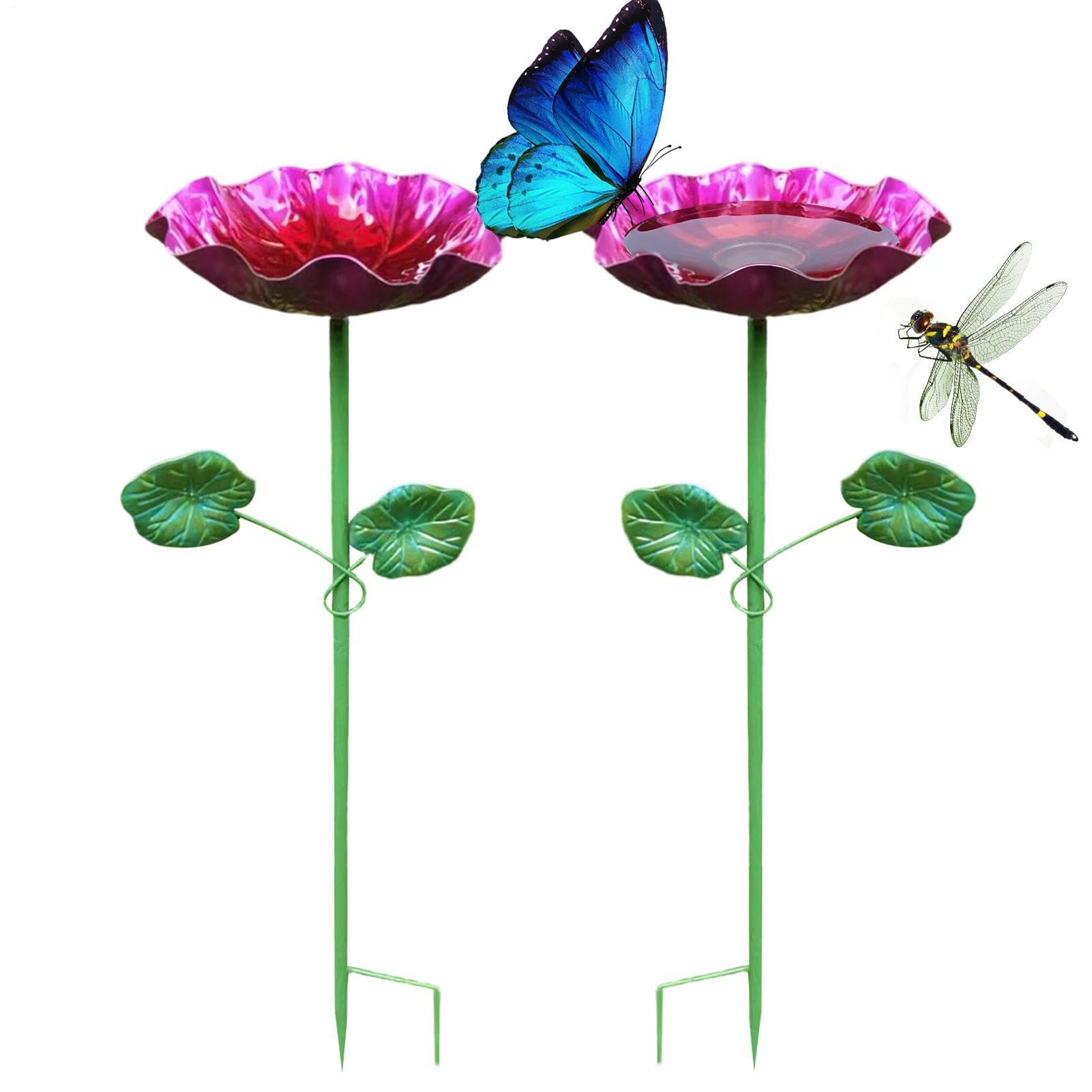 Bain pour oiseau en métal pour le jardin : créez un refuge accueillant sur votre terrasse