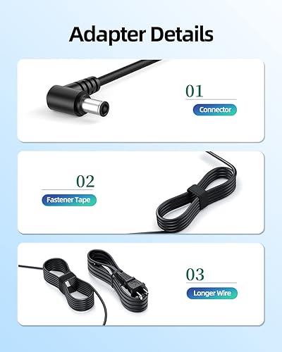 Miniatura 4 de Cargador de CA de 19 V con certificación UL para LG 22BL450Y-B 22BK430H-B 22MC57HQ-P 23MP57HQ-P 23CAV42K-BL 34BL650-B 22 23 34 pulgadas Monitores