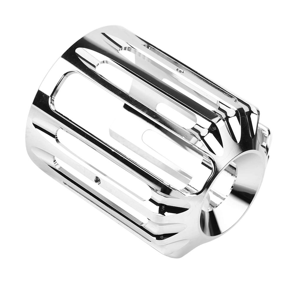 Coperchio del filtro dell’olio in alluminio CNC per moto, coperchio universale per filtro dell’olio, design a taglio profondo con finitura cromata, coperchio riutilizzabile in lega