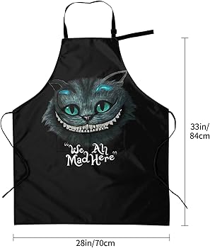 Amazon.co.jp: [Lshtar] エプロン チェシャ猫 キッチンエプロン