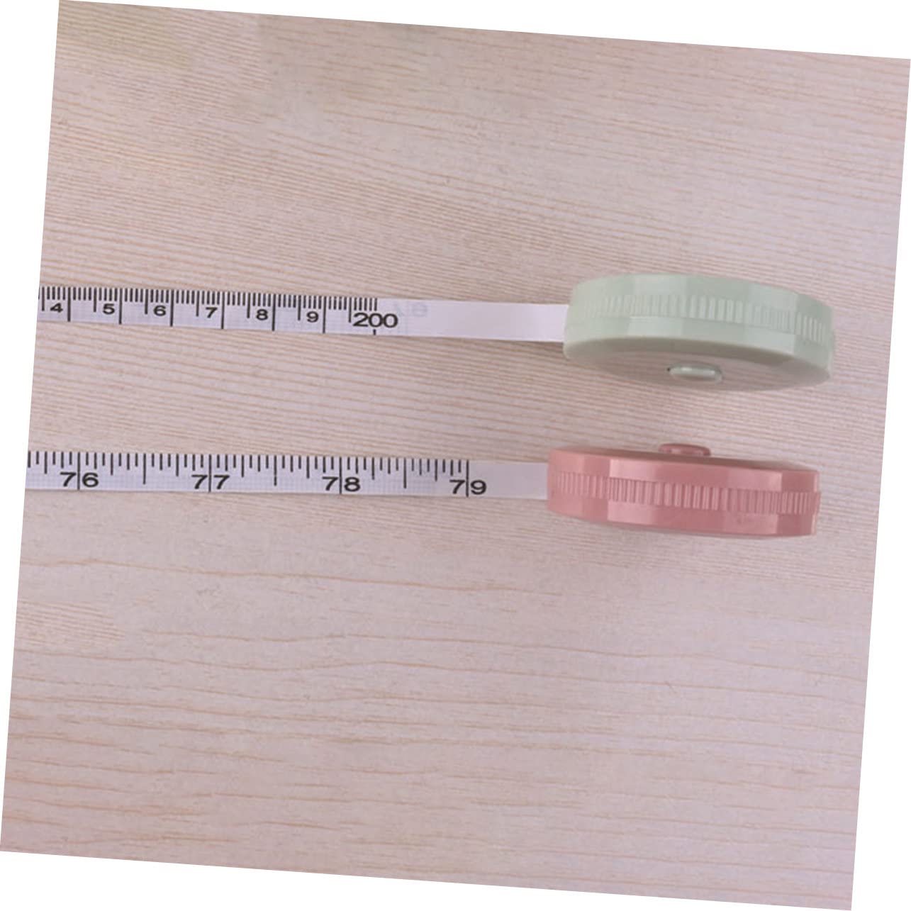 VILLCASE 3pcs Retractable Sewing Tape Measure Mini Tape for Body Light Compact Measurer Fine Craftsmanship