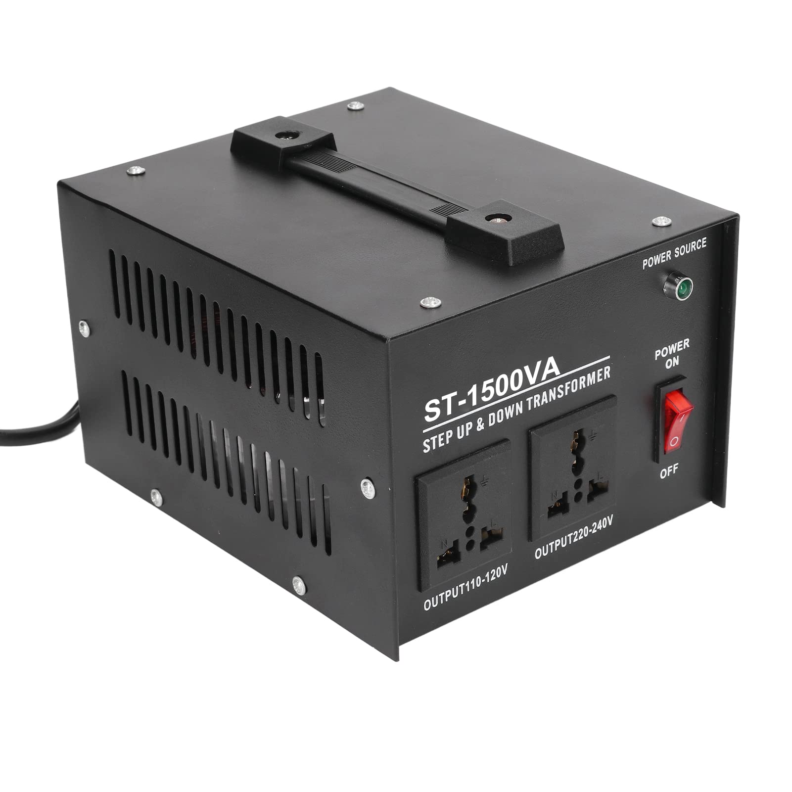 Generic Regolatore di Potenza del Trasformatore CA Ad Alta Efficienza da 1500 W per Protezione Multipla, Adatto per Laboratori Scientifici, Materiale in Ferro