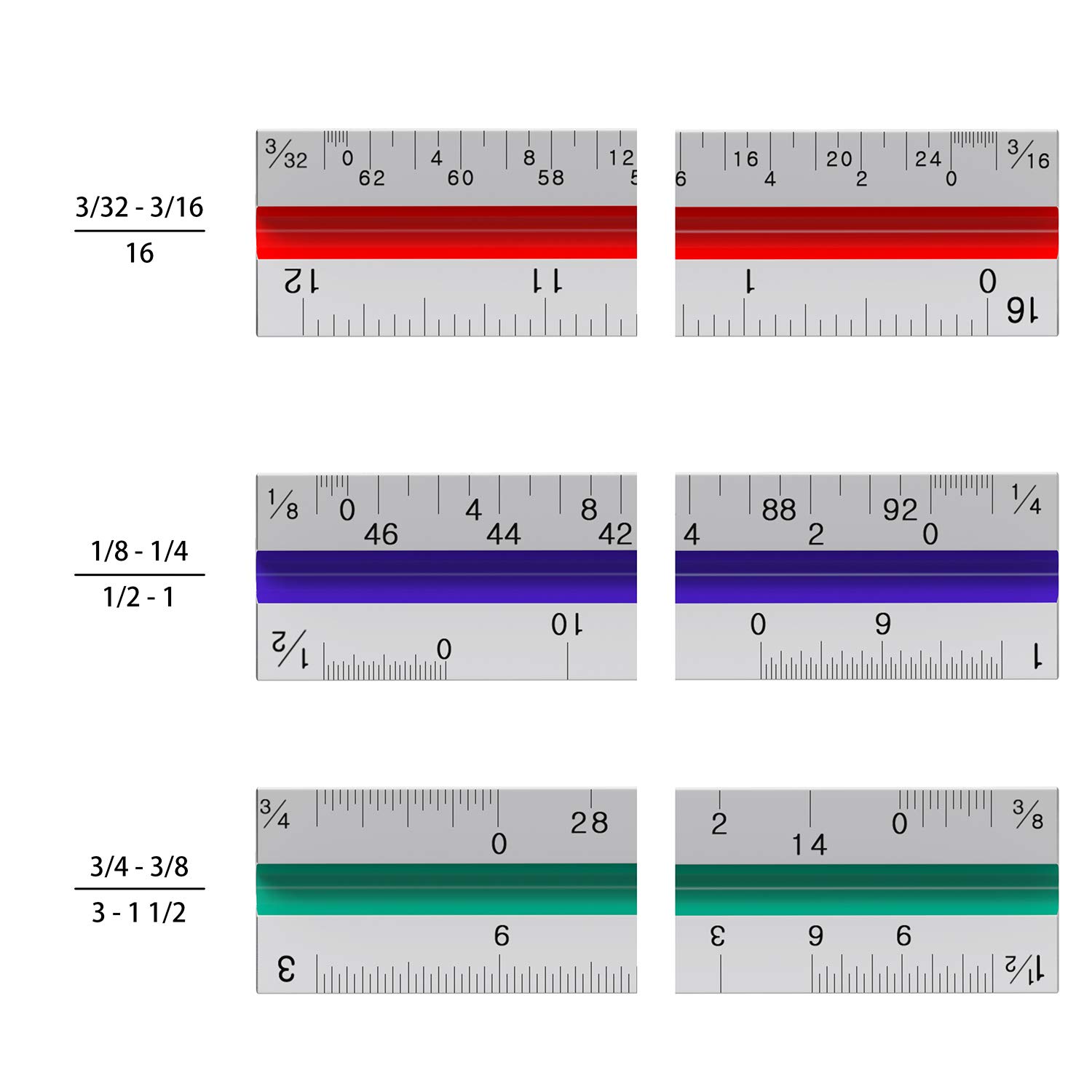 architectural scale ruler 12 aluminum triangular architect scale ruler for engineering scale drafting ruler metal scale ruler blueprint with imperial measurements buy online in brunei at desertcart 88733910