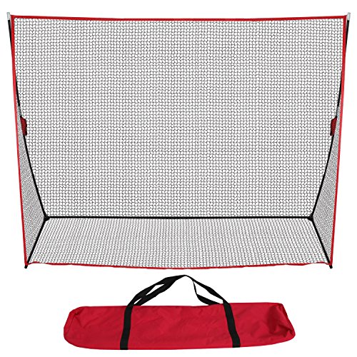 Smartxchoices Portable 10X7Ft Large Golf Netting Golf Practice Hitting Net With Stand Frame & Carry Bag For Golf Driving Pitching Hitting Training, Backyard/Indoor/Outdoor #TOP2