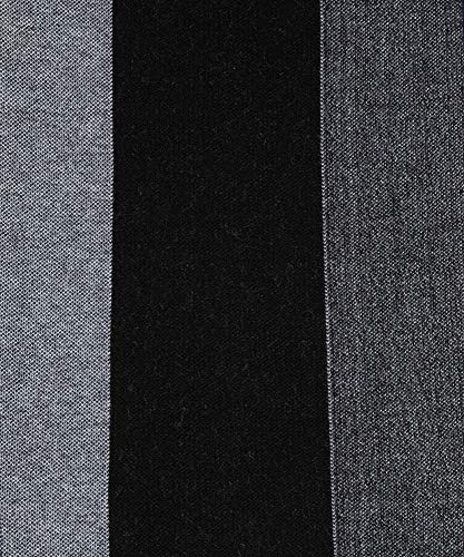 Lallier Men's Merino Wool Scarf, Long Winter Neckwear With Gift Box (Gray Stripe) #TOP5