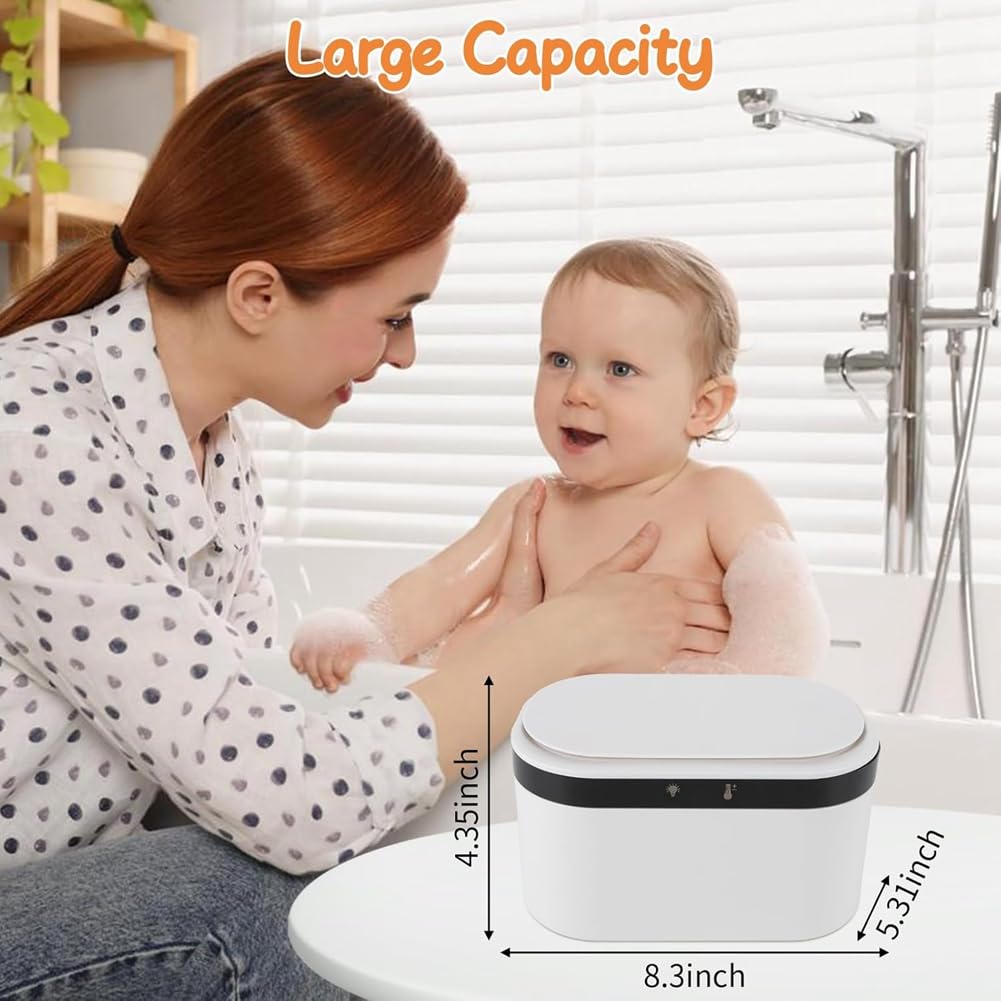 Wet Wipes Baby Wipe Warmer, 5 Modes Temperature Control Dual Heating Function for Baby' S Comfort