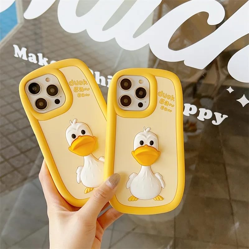 ZEROTO Back Case Cover Compatible for iPhone Duck 3D | Cute Fun Duck 3D Ball Silicone Case | Body Protection | Camera Protection | Shock Proof | Pack of 1 (Yellow, iPhone 13 Pro) (B0D9P3FDYN) Amazon Price History, Amazon Price Tracker
