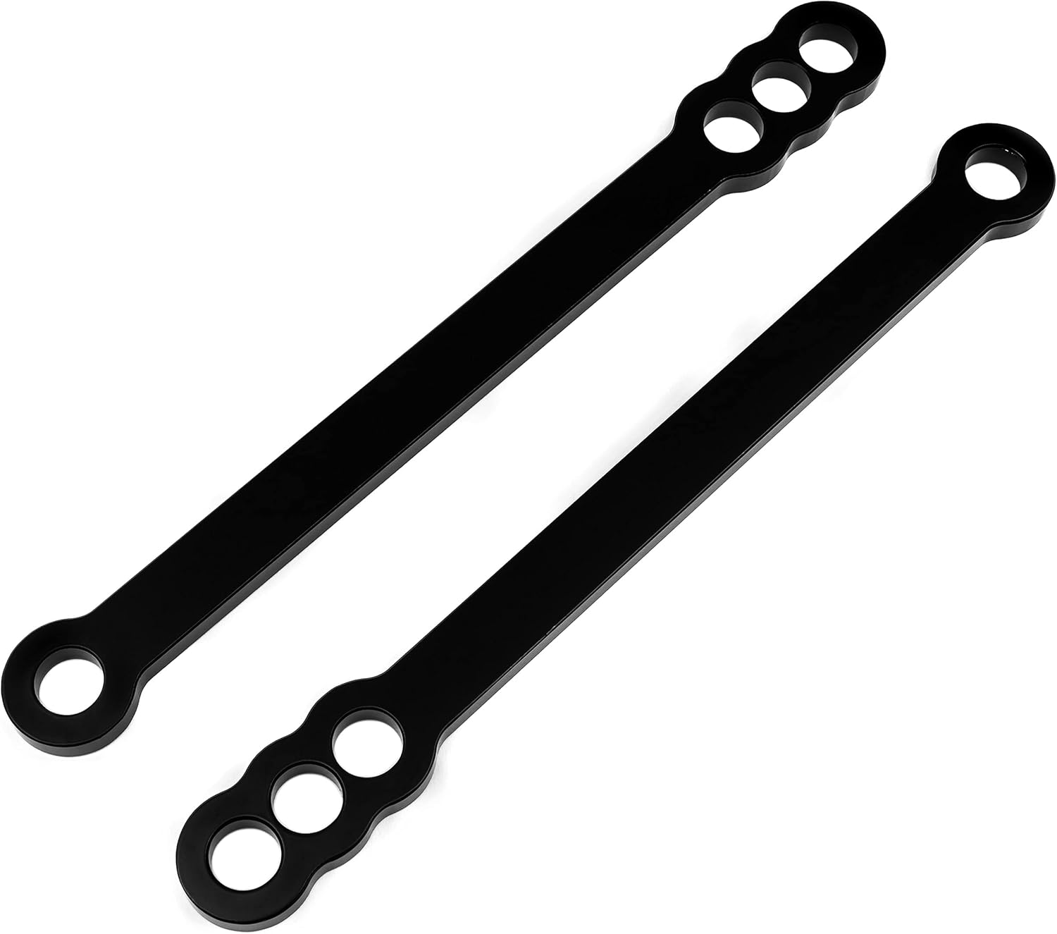 Black Lowering Links Compatible with Suzuki GSXR 600 750 1000 (2000-2006) Billet Aluminum Lowering Links Undertail Drop Low Ride Street Bikes Sports Bike Custom Motorcycle