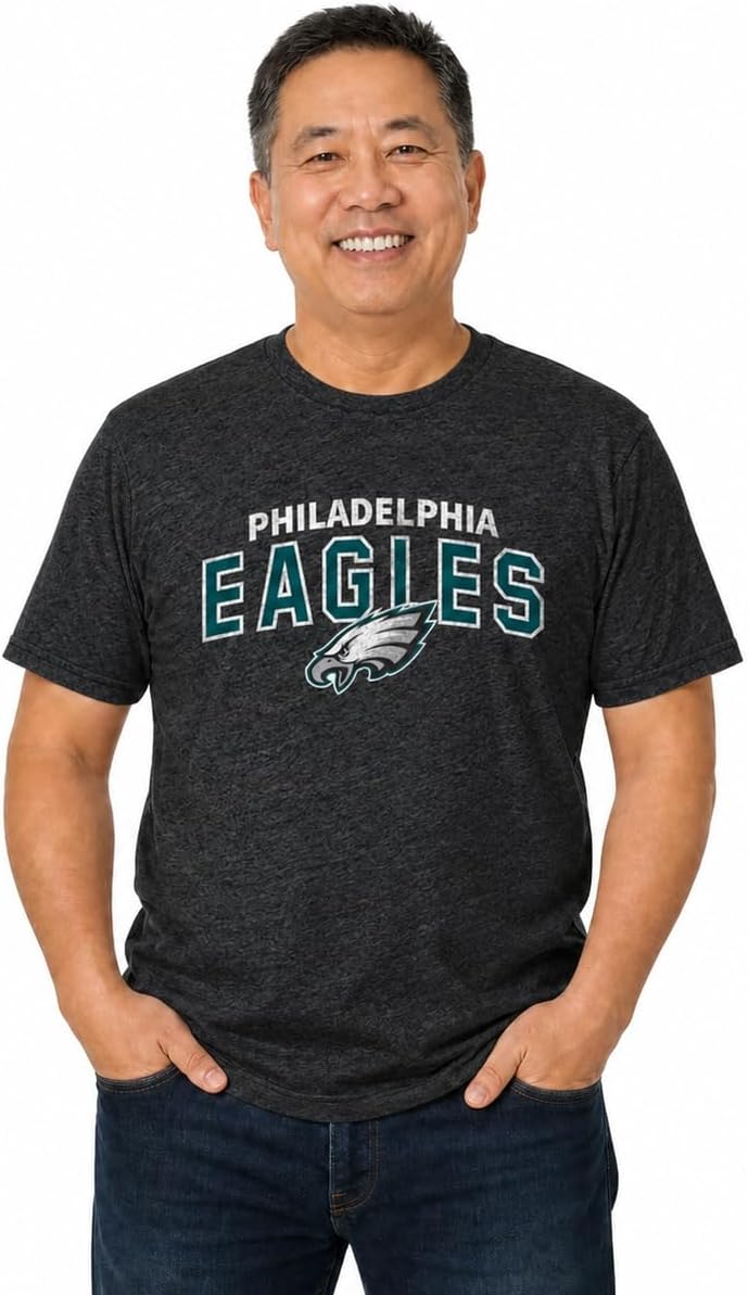 Team Fan Apparel Starting Fresh Tee - Heather Short Sleeve NFL T-Shirt Men Women