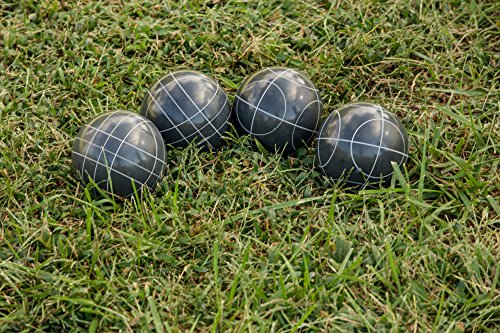 image for Triumph Sports Competition 100mm Resin Bocce Ball Outdoor Game Set wit