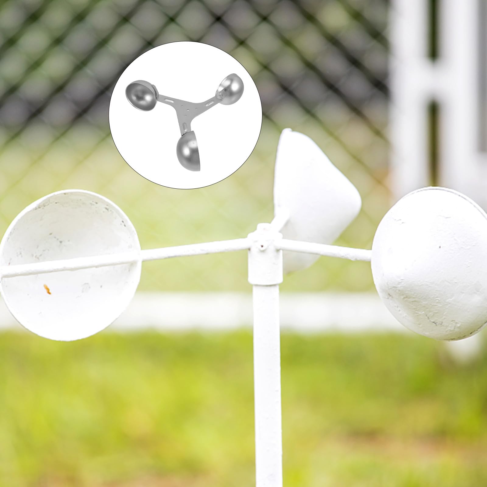 CALLARON Sensore Anemometro Tazza di Ricambio per Misurazione Vento Design Rotante Tradizionale Adatto a Stazioni Meteorologiche