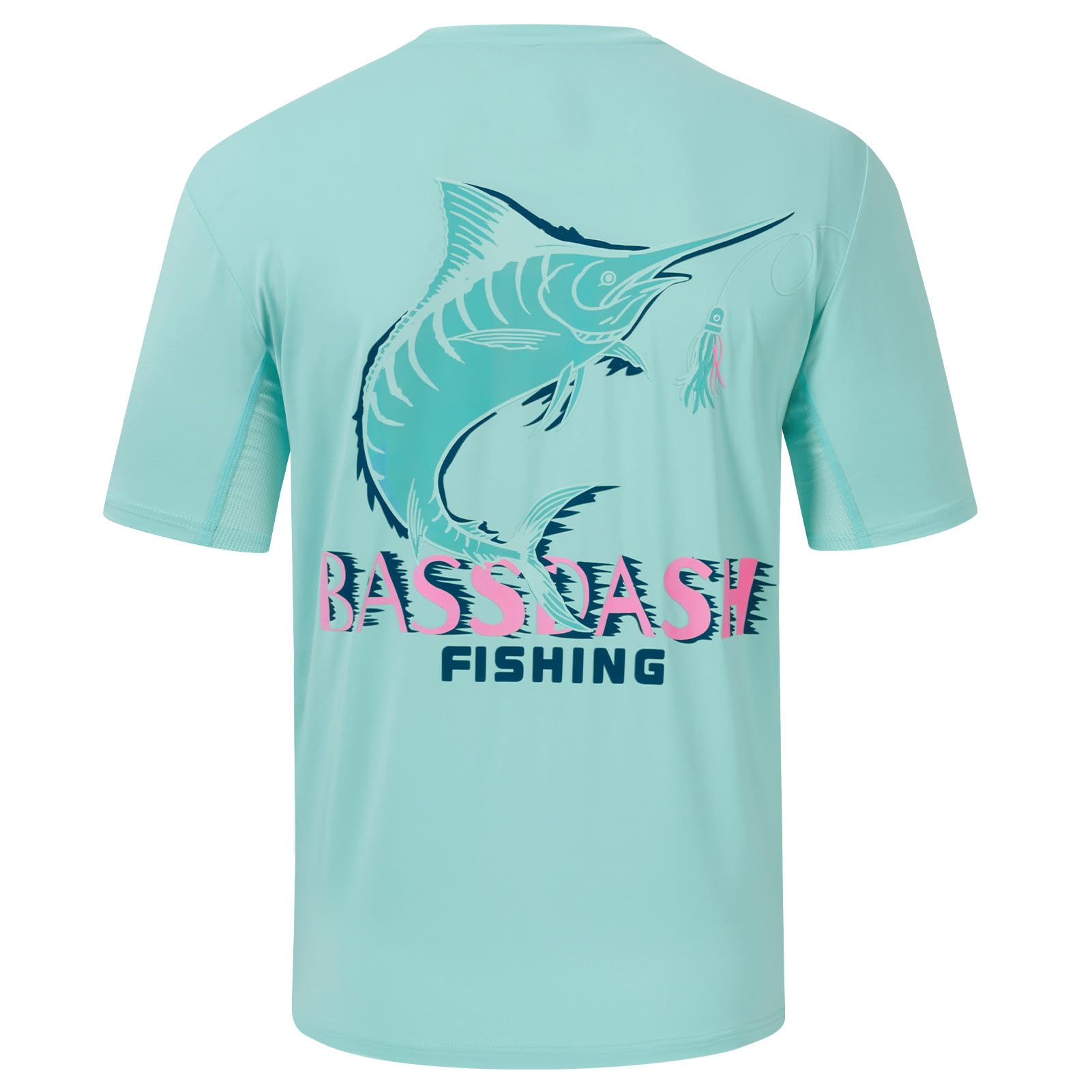 BASSDASH Men’s Graphic T-Shirts Short Sleeve Fishing Shirt UPF 50+ Moisture Wicking UV Sun Protection FS36M